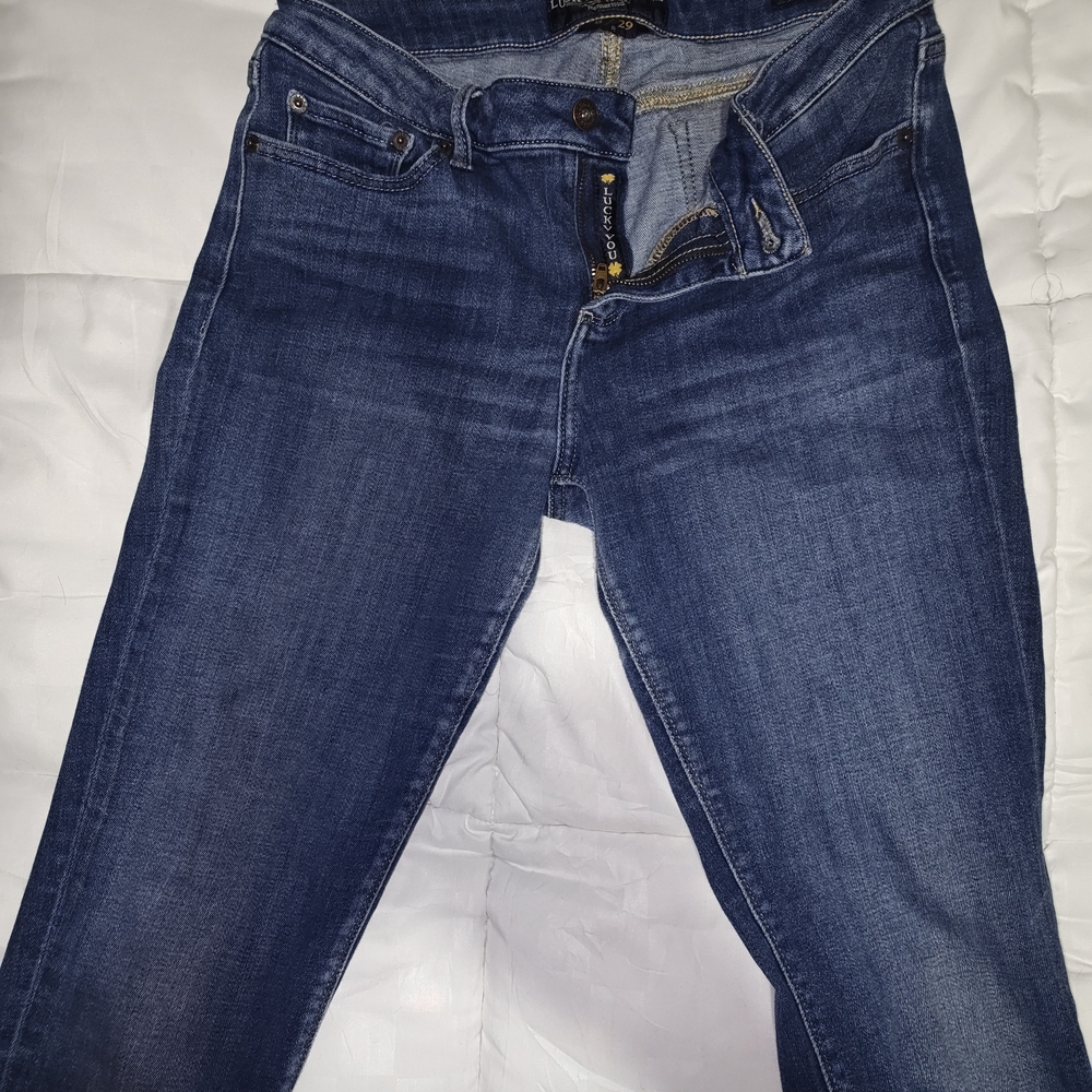 Lucky Brand Women's Dark Blue Skinny Jeans